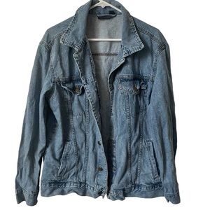 MONOPOLY , denim Jean Jacket. Ladies size XL
